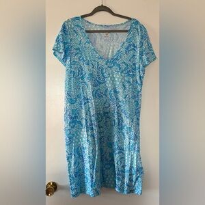 EUC Lilly Pulitzer Etta T-shirt Dress - XL - Goombay Grooves